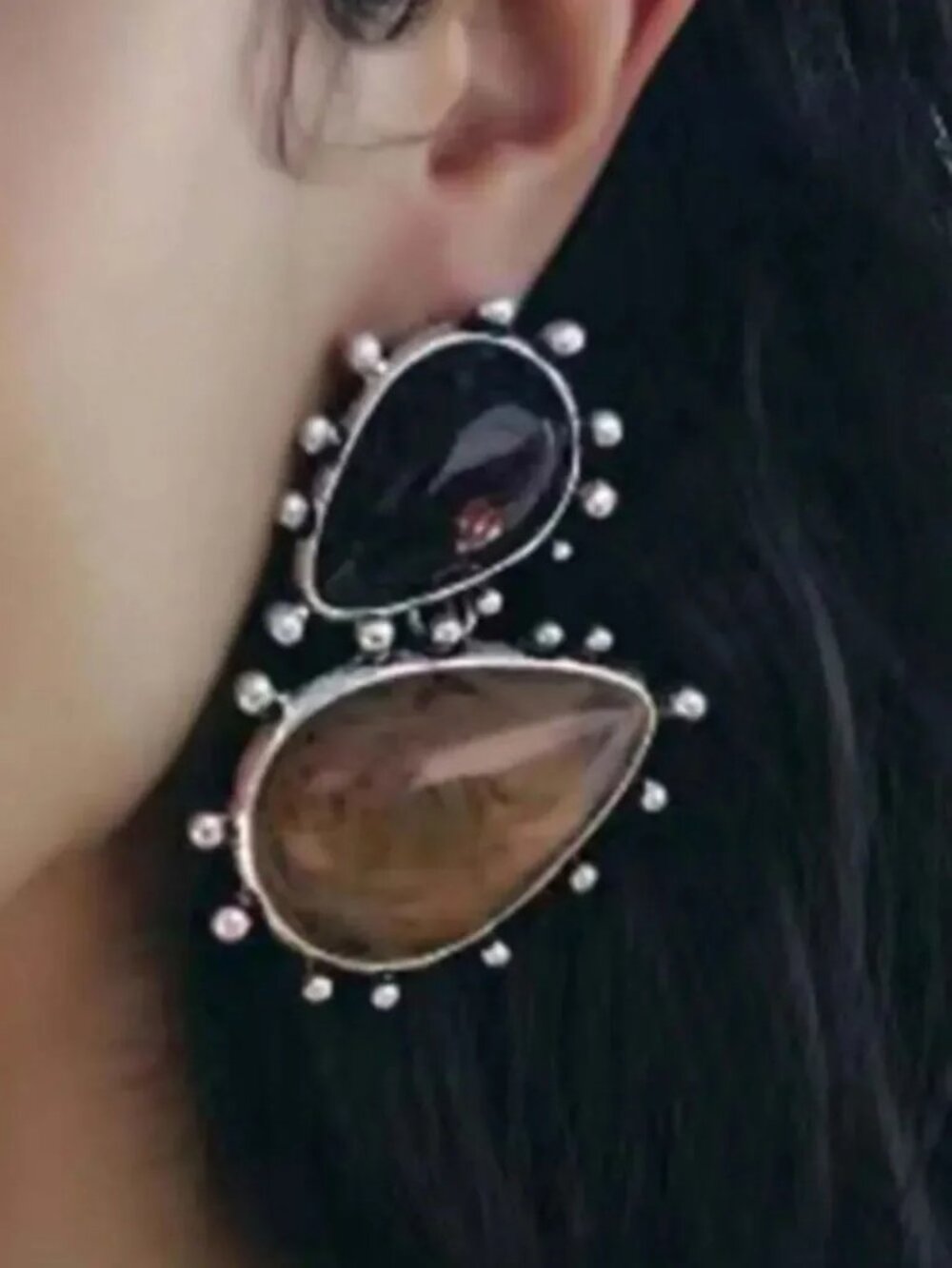 Statement drop earrings R699